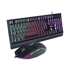 Combo Gamer Teclado retroiluminado y Mouse 6D 2400 DPI Xemoki XK-GK807
