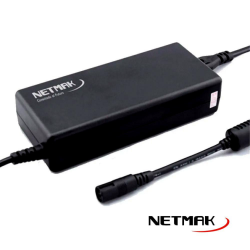 Fuente cargador universal Notebook automatico 220v 90W  Netmak NM-1287