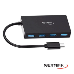 HUB TIPO C a 4 puertos USB 2.0 NM-HUBC