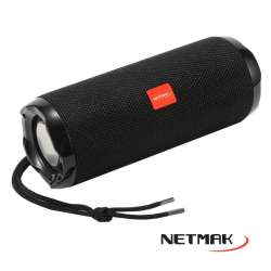 Parlante Flow Portable Bluetooth 10W NEGRO Netmak NM-FLOW-BK
