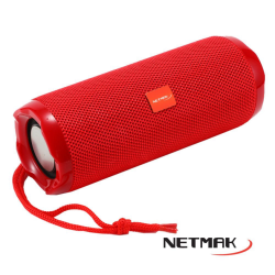 Parlante Flow Portable Bluetooth 10W ROJO Netmak NM-FLOW-R
