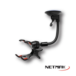 Soporte Celular Universal Para Auto c/brazo flexible Netmak NM-HC21