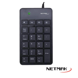 Mini Teclado Numerico Multimedia USB Netmak NM-KB250