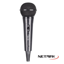 Microfono dinamico NEGRO Karaoke Netmak NM-MC7