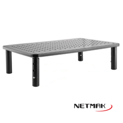 Soporte Elevador de Monitor y Laptop 3 niveles Netmak NM-ST20