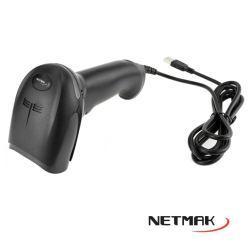 Lector de Codigo de barras Laser USB 1D Netmak NM-LC401