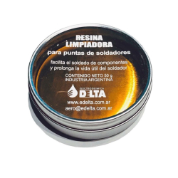 Resina Limpiadora p/ Soldador de estano 50gr. Delta RL