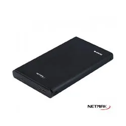 Carry Disk Externo Aluminio Sata 2.5" Usb 3.0 Netmak NM-CASE-AL