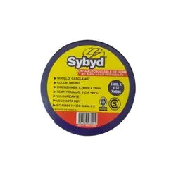 Cinta Autosoldable de Caucho 4.5 Mts. Sybyd Color Negro CASO43457