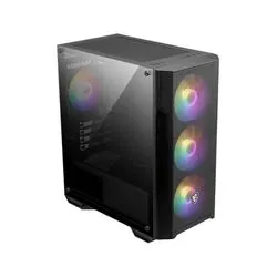 Gabinete Gamer Msi Mag Acrilico Mid-tower Fan Rgb X4 Forge-m100a
