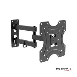 Soporte TV LED 23"- 43" Brazo articulado movil Netmak NM-ST34