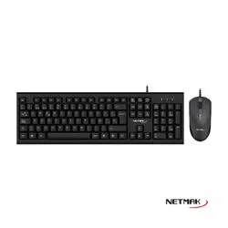 Combo Mouse + Teclado USB Netmak NM-KB340