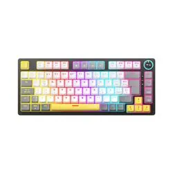 Teclado Mecanico Noga 65% Switch Blue RGB Negro Espanol Noganet NKB-68-N