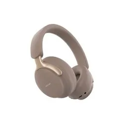 Auricular Negro Bluetooth Vincha con Estuche Netmak Beige NM-ULTRA-G