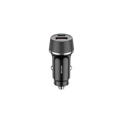 Cargador p/Auto USB-C PD 30W + USB QC3.0 18W Netmak NM-UCC12