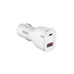 Cargador de Auto PD+QC 38W c / Cable Tipo-C Soul CA-DPD38WT