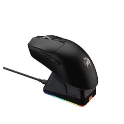 Mouse Gamer 2.4G+BT+USB inalambrico recargable c/ base de carga Netmak NM-GM62