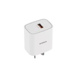 Cargador Viajero Usb 2.4A c/ Cable Lightning Blanco Soul CVJ-XUSB1L