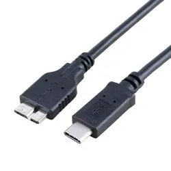 Cable Tipo C a Micro-B SuperSpeed 3.0 para Disco Externo 1m Intco CP01-20-002