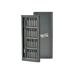 Kit de Destornilladores 25 Piezas tipo Xiaomi Aluminio Nisuta NSKD25