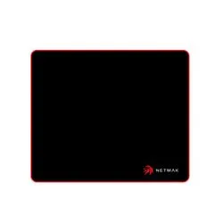 Mouse Pad Gamer 30 x 25 cm Rojo Netmak Laterales Bordados NM-MP752