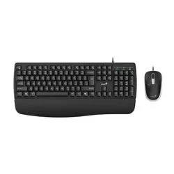 Combo Mouse + Teclado Genius Usb Negro KM-123