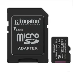 Microsd Kingston 256gb C/adap Gen3 150mb/s Canvas Plus Cl10 1-0418002