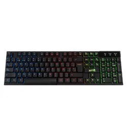 Teclado Gamer Raptor Fireclaw M1 Membrana Rainbow 7 Colores 1-0417095