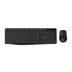 Teclado+mouse Wireless Genius Km-8206s Black 1-0417512
