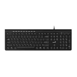 Teclado Genius Slimstar 230 Ii Blk Usb Black Ss-230bk-v2