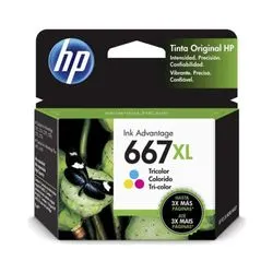 Cartucho de Tinta HP 667XL Original Color 3YM80AL INKCHP667XLC-O