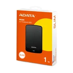 Disco Externo 1 TB USB 3.1 NEGRO ADATA HV320 AHV320-1TU31-CBK