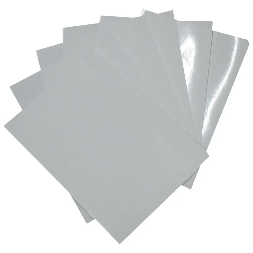 Papel Fotografico GLOSSY Autoadhesivo 115Grs Resma x 20 Hojas A4 115Grs Global
