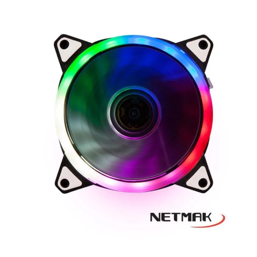Turbina Cooler 12 cm conexion a fuente Netmak NM-RING