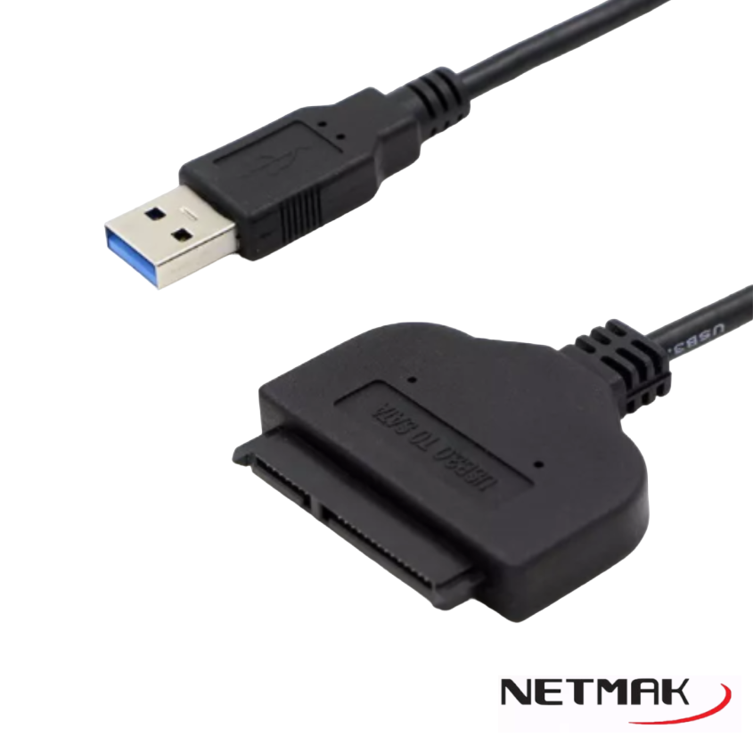 Adaptador USB a Sata 2.5 Netmak NM-SATA3