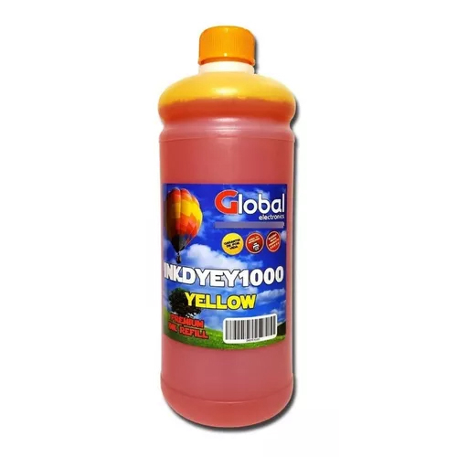 Tinta Premium Universal Yellow de 1000 Cm3 Global INKDYEY1000