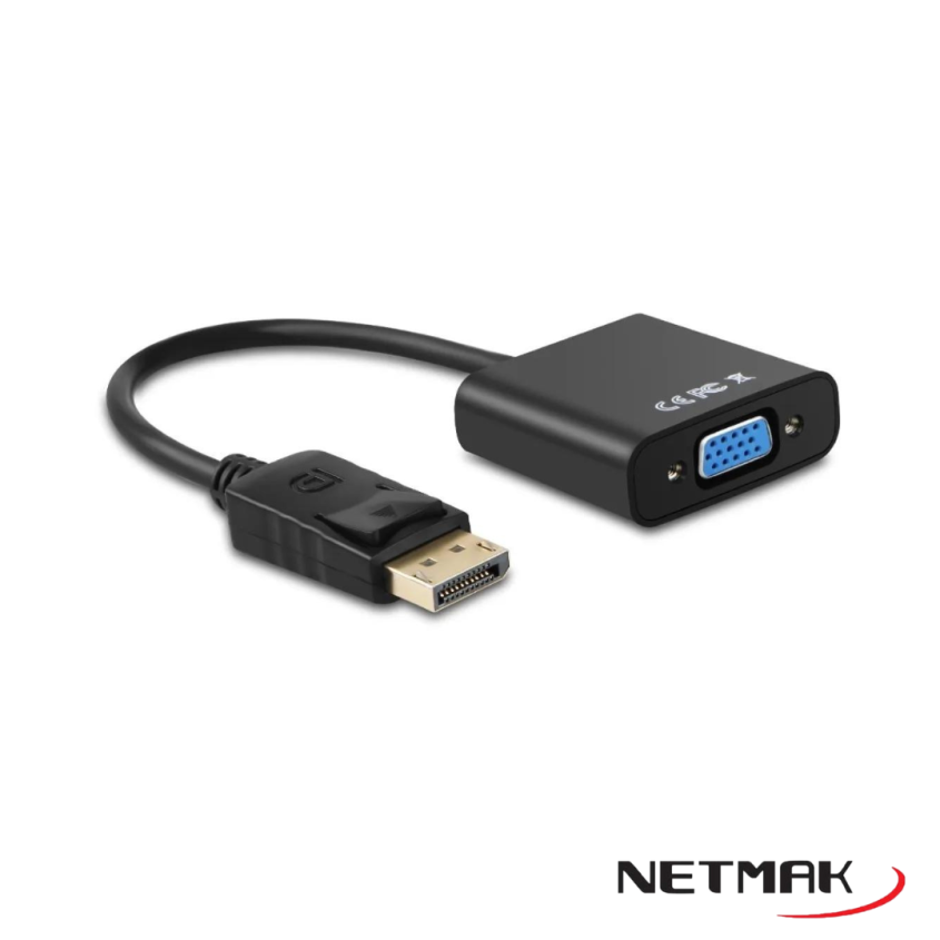 Conversor Display Port A a VGA H Netmak