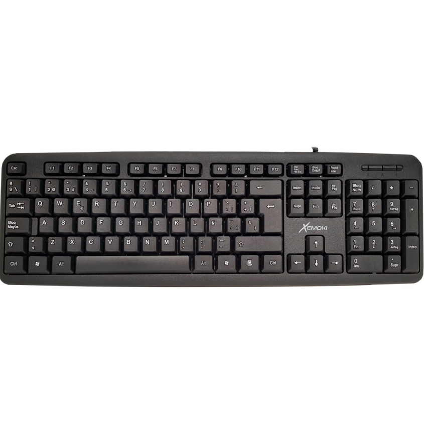 Combo USB, Teclado esp. 104 teclas y mouse 1000 DPI Xemoki XK-CM1500V2