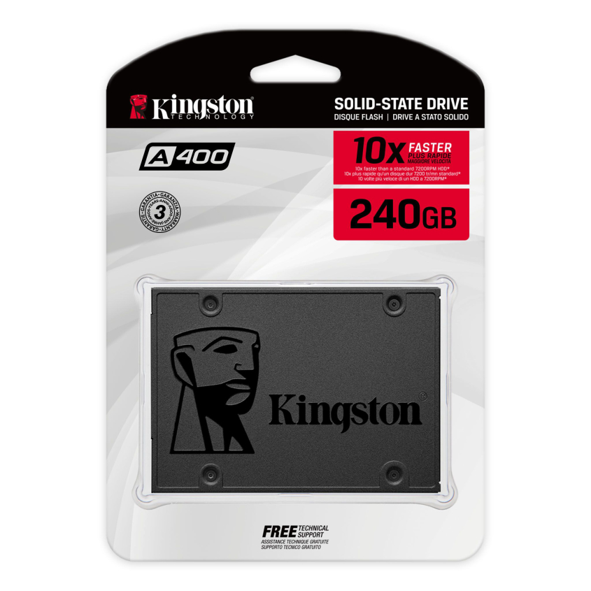 Disco Ssd Kingston A400 240gb Sataiii 6gb/s Ssd013