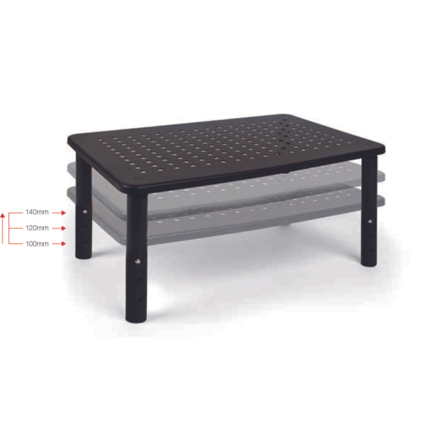 Soporte Elevador de Monitor y Laptop 3 niveles Netmak NM-ST20