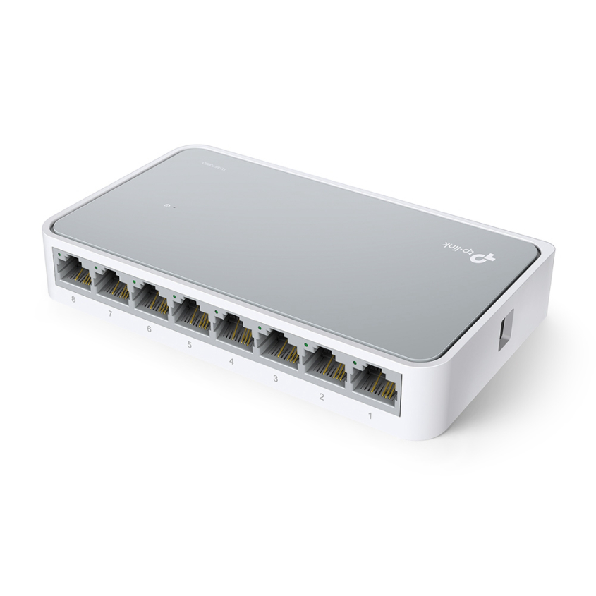 Switch 8 Puertos Mini Desktop 10/100 Mbps Tp-link Tl-sf1008d