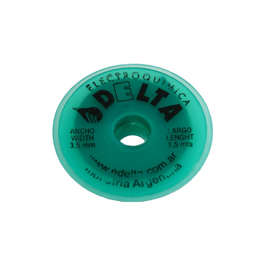 Malla Desoldante de Cobre 3,5mm x 1,5 Metros Delta
