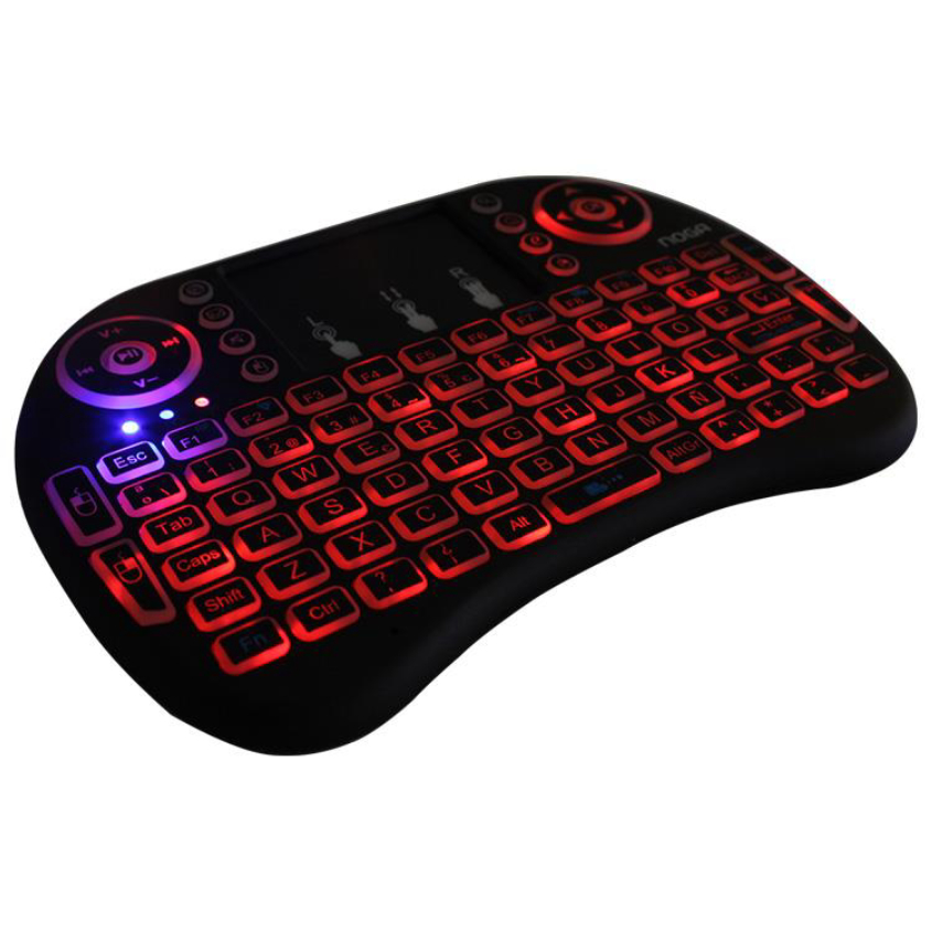 Mini Teclado Retroiluminado SmartTV bat recargable Noganet NKB-K2R
