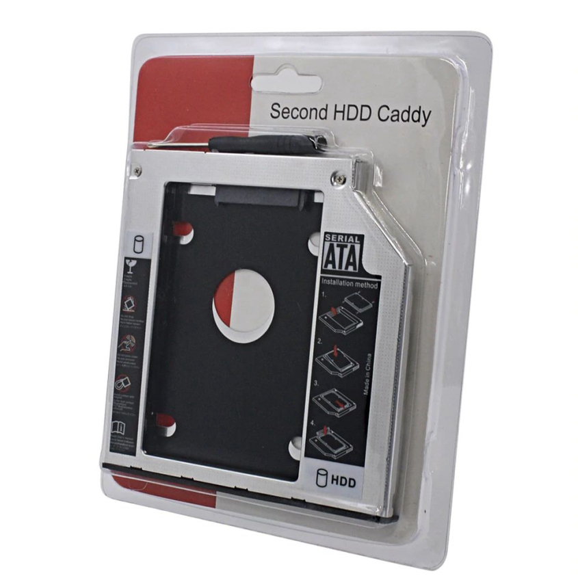 Caddy Disk SATA 2.5 - 12.7 mm Netmak NM-CAD2