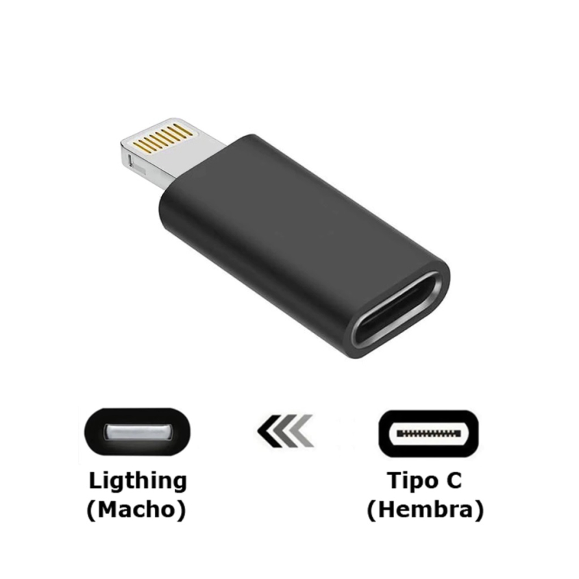 Adaptador Lightning A USB tipo C Intco