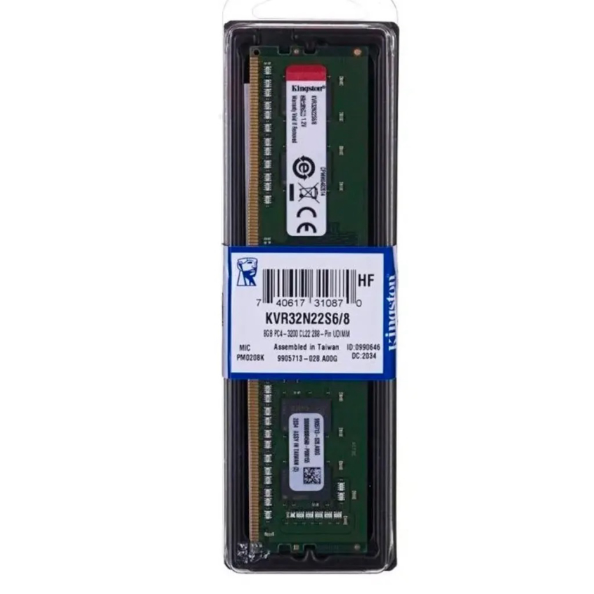 Memoria Ram DDR4 8 GB 3200Mhz Kingston CL22 16GBIT MEM504