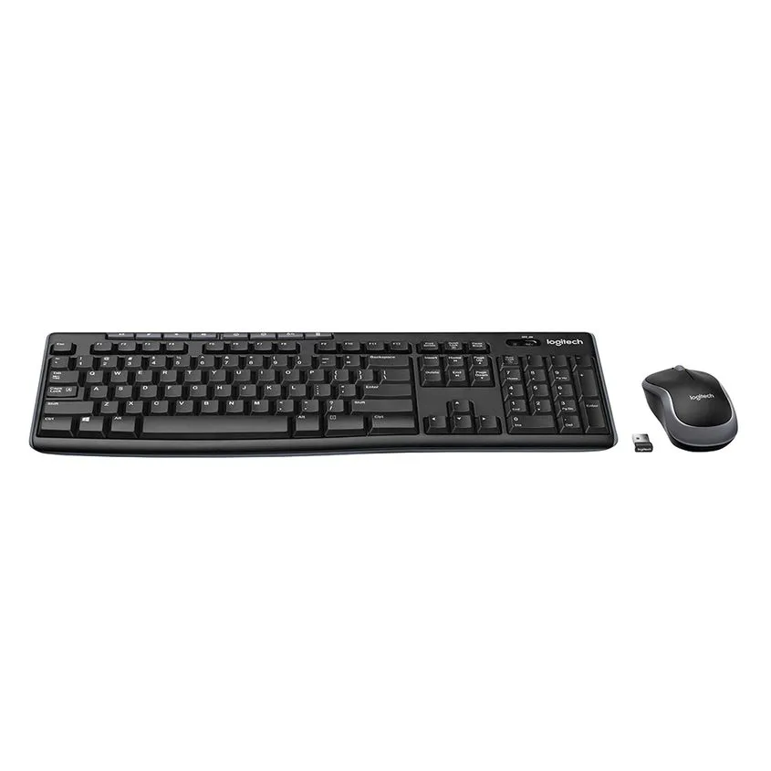 Combo Teclado multimedia + Mouse Wireless USB nano Logitech MK270