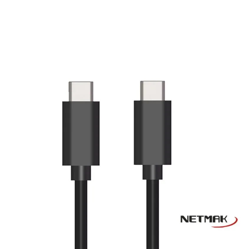 Cable USB-C a USB-C 3A 66W 1 Metro Netmak