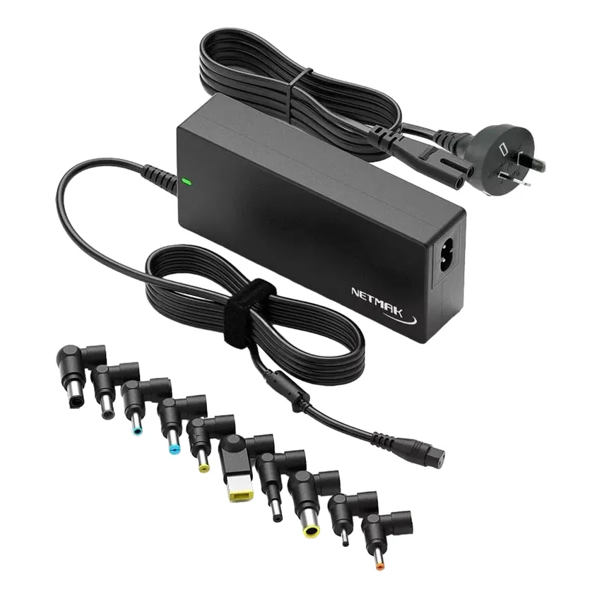 Fuente cargador universal Notebook automatico 220v 90W  Netmak NM-1287