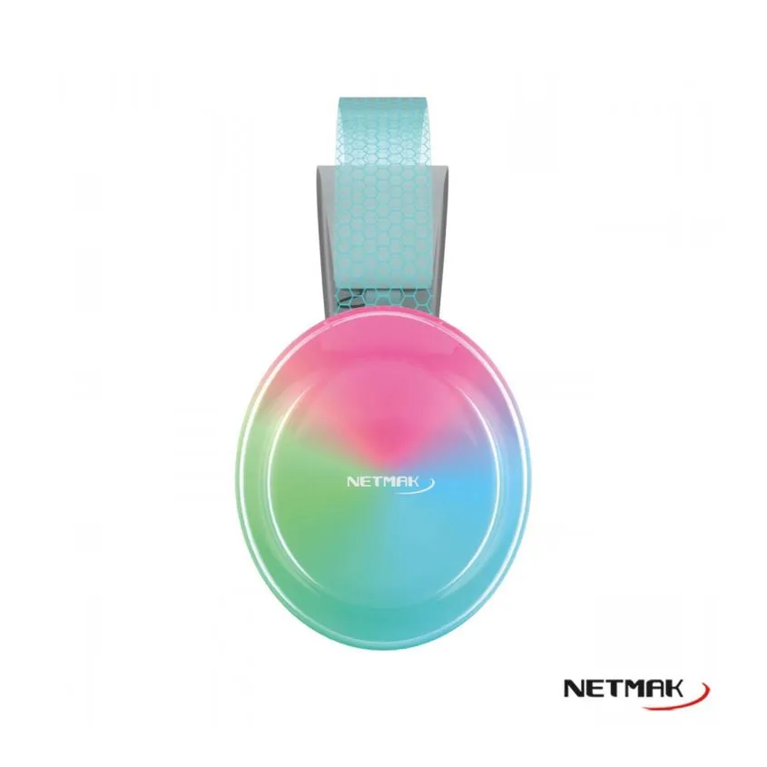 Auricular Bluetooth Dual Luminoso Glow Netmak NM-MAGIC